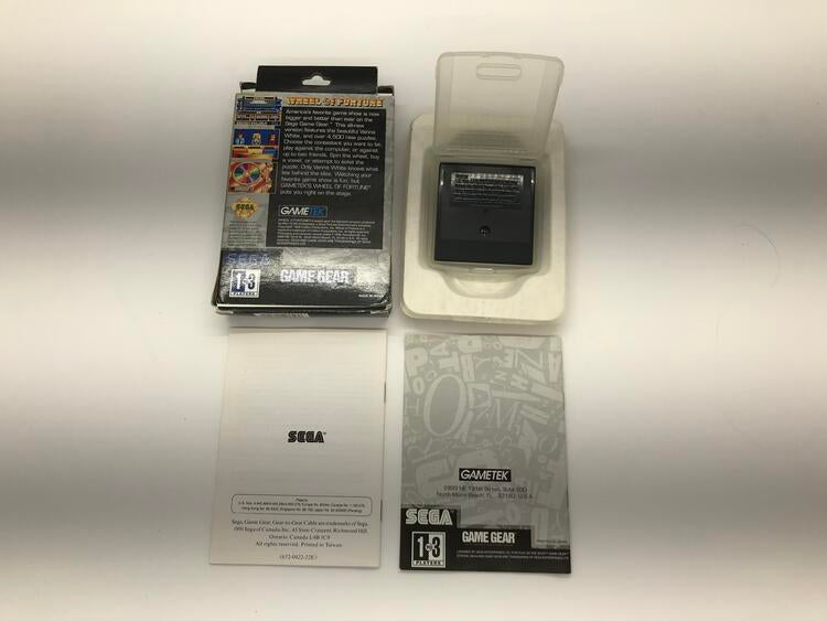 GAME GEAR WHEEL OF FORTUNE (COMPLETE IN BOX) (usagé)