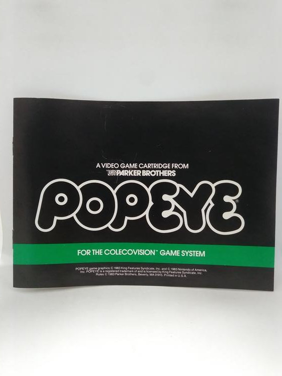 COLECOVISION POPEYE (COMPLETE IN BOX) (usagé)