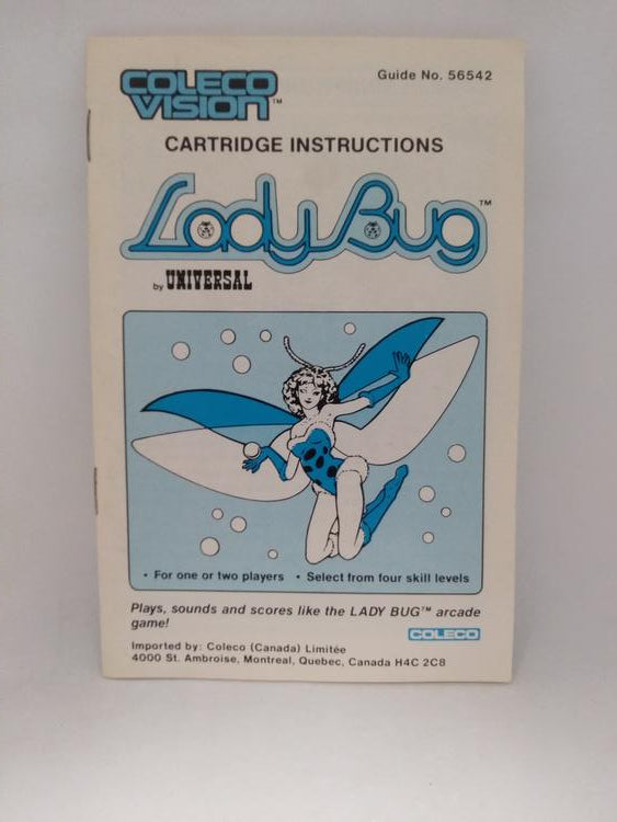 COLECOVISION LADY BUG (COMPLETE IN BOX) (usagé)