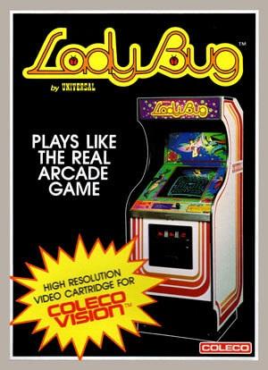 COLECOVISION LADY BUG (COMPLETE IN BOX) (usagé)