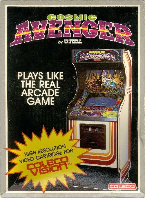 COLECOVISION COSMIC AVENGER (COMPLETE IN BOX) (usagé)