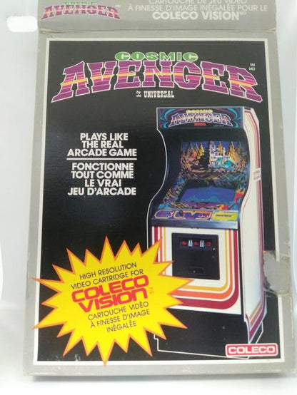 COLECOVISION COSMIC AVENGER (COMPLETE IN BOX) (usagé)