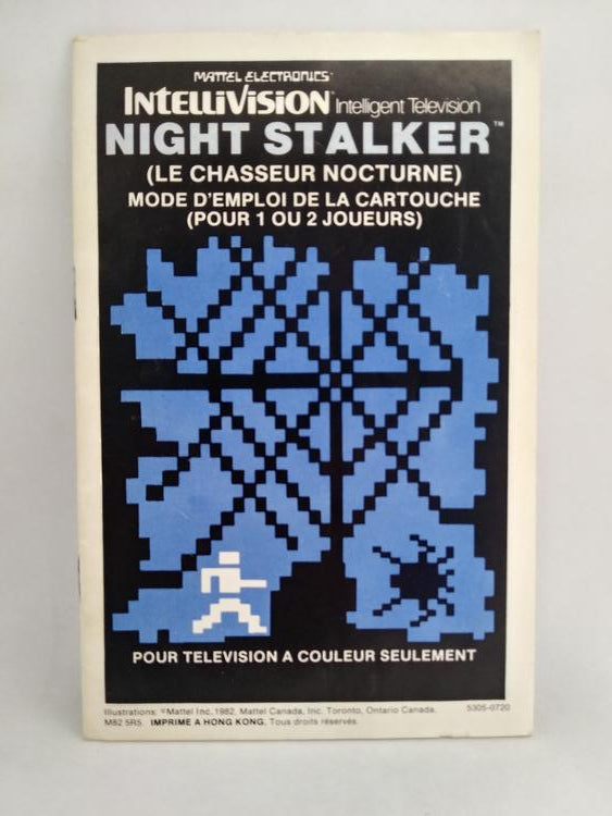 INTELLIVISION NIGHT STALKER (COMPLETE IN BOX) (usagé)