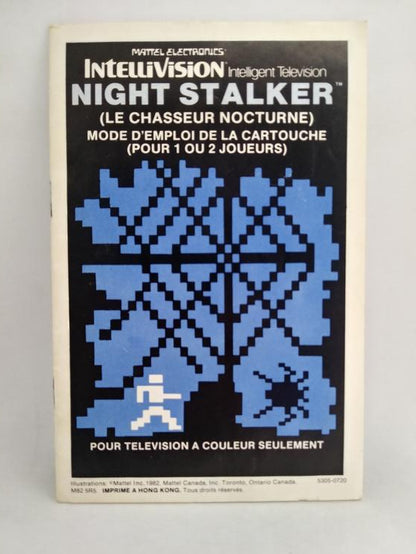 INTELLIVISION NIGHT STALKER (COMPLETE IN BOX) (usagé)