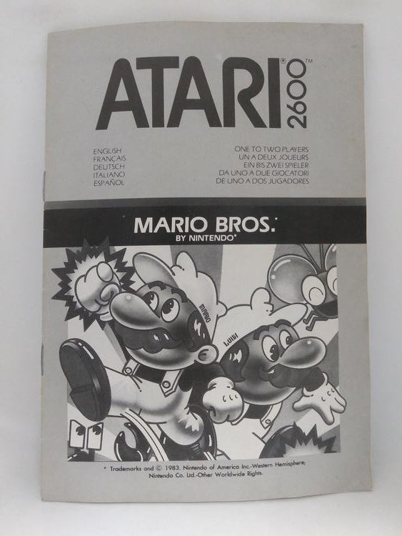 ATARI 2600 MARIO BROS. (COMPLETE IN BOX) (usagé)