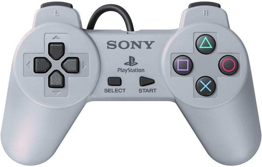 CONTROLLER WHITE SONY NO JOYSTICKS (PS1) (usagé)