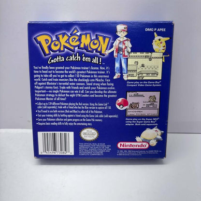 POKEMON BLUE (COMPLETE IN BOX) (usagé)