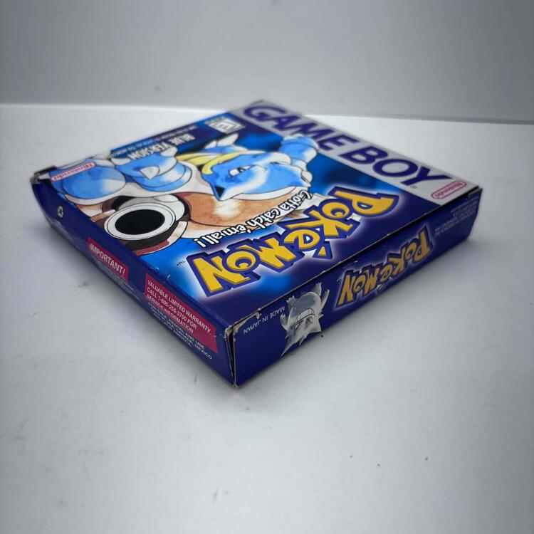 POKEMON BLUE (COMPLETE IN BOX) (usagé)