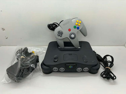 NINTENDO 64 BLACK + 1 CONTROLLER (used)