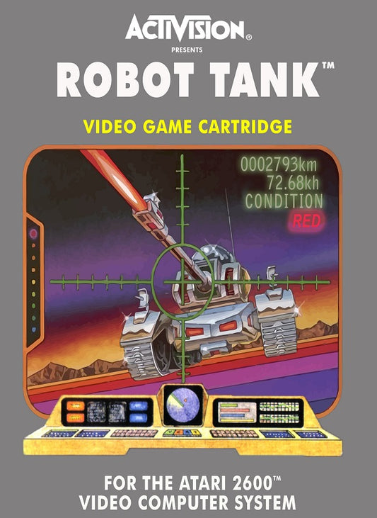 ATARI 2600 ROBOT TANK (usagé)