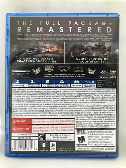 SAINTS ROW THE THIRD REMASTERED (usagé)