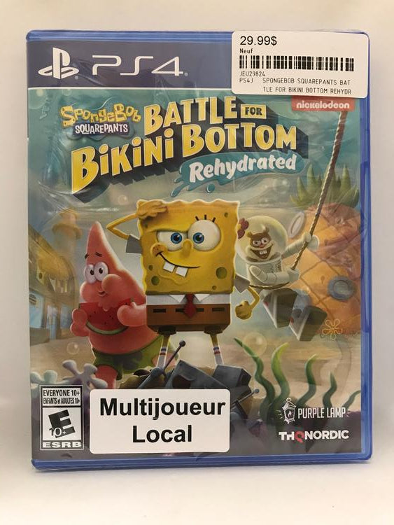 SPONGEBOB SQUAREPANTS BATTLE FOR BIKINI BOTTOM REHYDRATED (usagé)