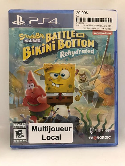 SPONGEBOB SQUAREPANTS BATTLE FOR BIKINI BOTTOM REHYDRATED (usagé)