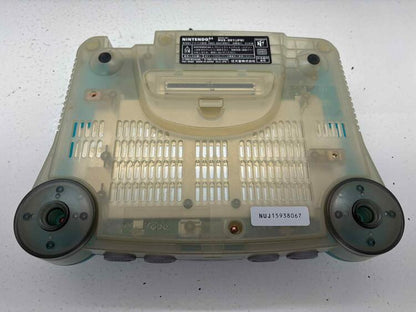 NINTENDO 64 FUNTASTIC ICE BLUE JAP EDITION / REGION FREE TRAY (COMPLETE IN BOX) (usagé)