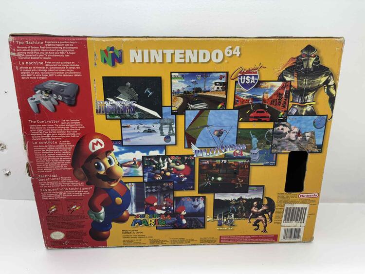 NINTENDO 64 BLACK (WITH BOX)