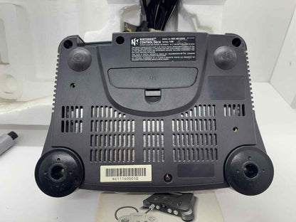 NINTENDO 64 BLACK (COMPLETE IN BOX) (usagé)