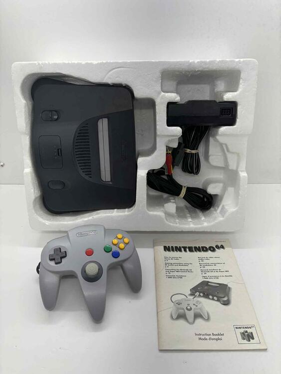 NINTENDO 64 BLACK (WITH BOX)