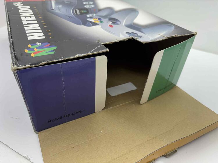 NINTENDO 64 BLACK (COMPLETE IN BOX) (usagé)