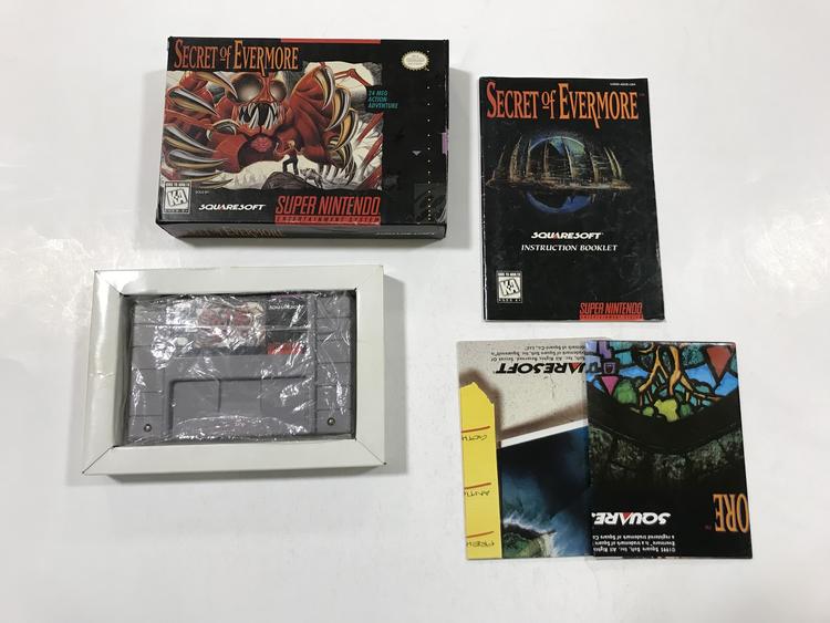 SECRET OF EVERMORE (COMPLETE IN BOX) (usagé)