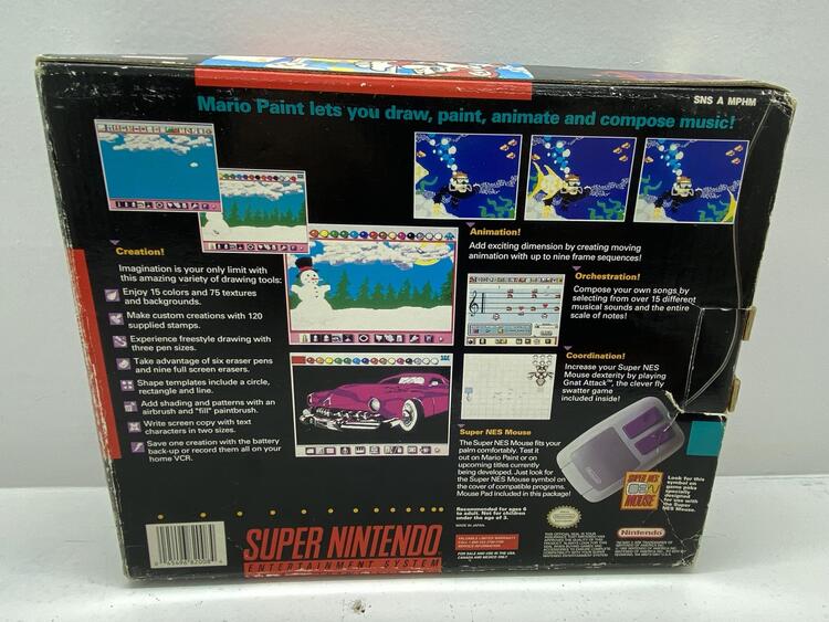 MARIO PAINT (COMPLETE IN BOX / NO FOAM)