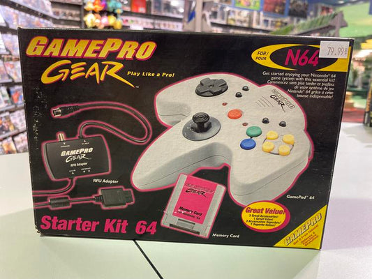 CONTROLLER GAMEPRO GEAR STARTER KIT (WITH BOX) (N64) (usagé)