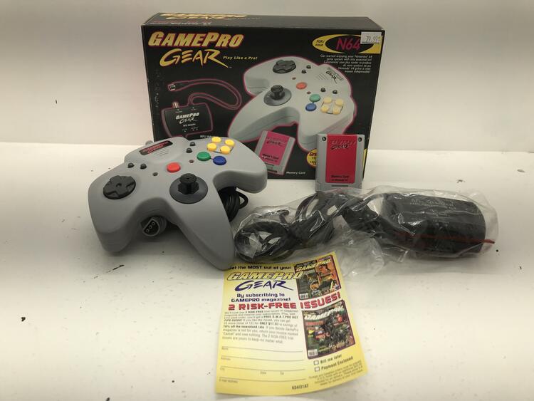 CONTROLLER GAMEPRO GEAR STARTER KIT (WITH BOX) (N64) (usagé)