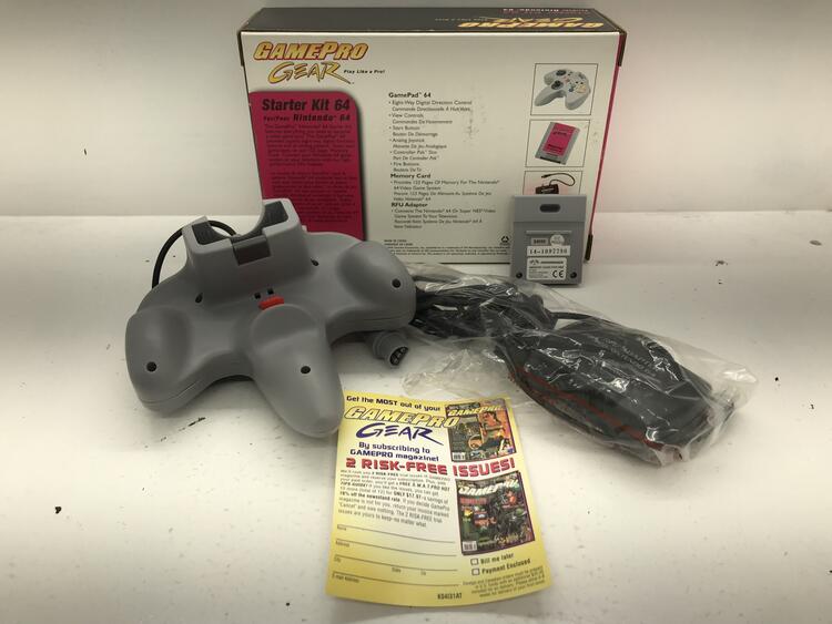 CONTROLLER GAMEPRO GEAR STARTER KIT (WITH BOX) (N64) (usagé)