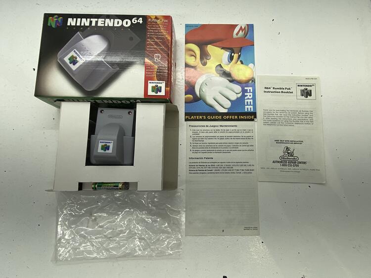 RUMBLE PAK NINTENDO (COMPLETE IN BOX) (N64)