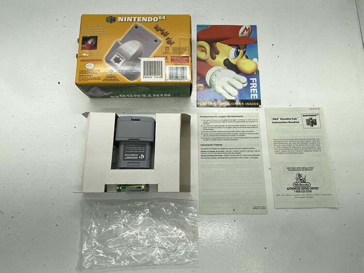 RUMBLE PAK NINTENDO (COMPLETE IN BOX) (N64) (usagé)