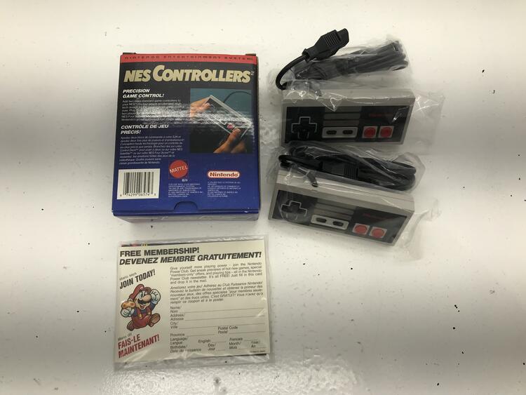 CONTROLLER DUAL-PACK NINTENDO (COMPLETE IN BOX) (NES)