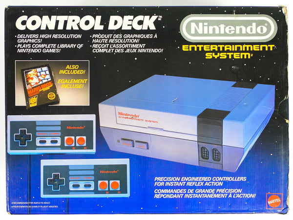 NINTENDO ENTERTAINMENT SYSTEM CONTROL DECK (COMPLETE IN BOX)