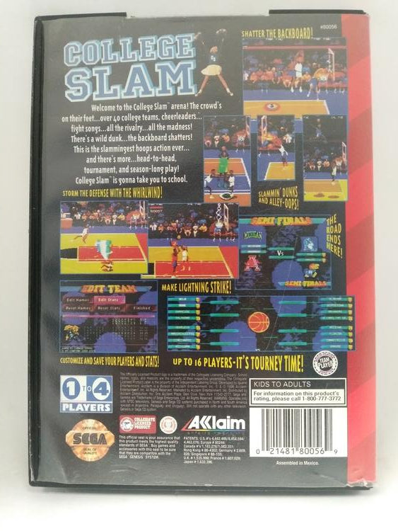 COLLEGE SLAM (WITH BOX) (usagé)