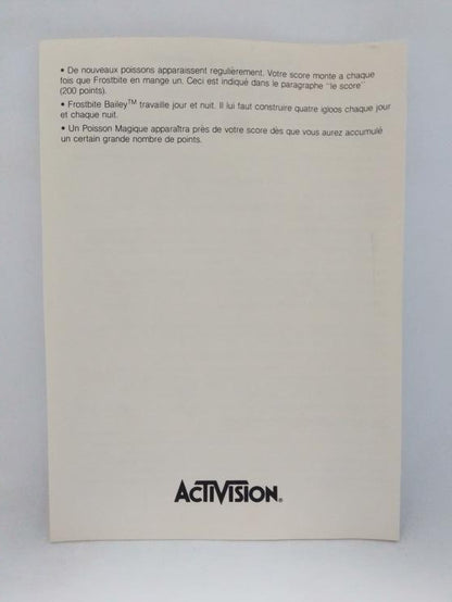 ATARI 2600 FROSTBITE (COMPLETE IN BOX) (usagé)