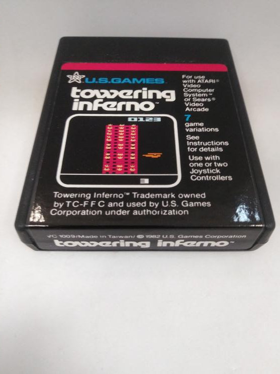 ATARI 2600 TOWERING INFERNO (COMPLETE IN BOX) (usagé)
