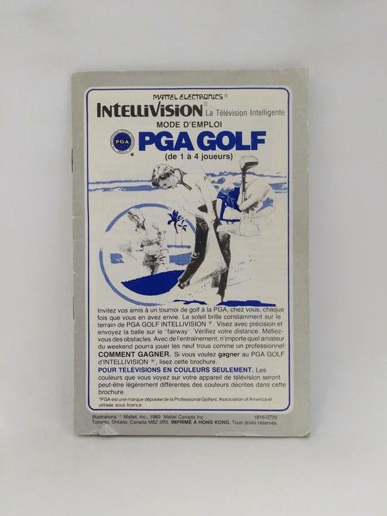 INTELLIVISION GOLF (COMPLETE IN BOX) (usagé)