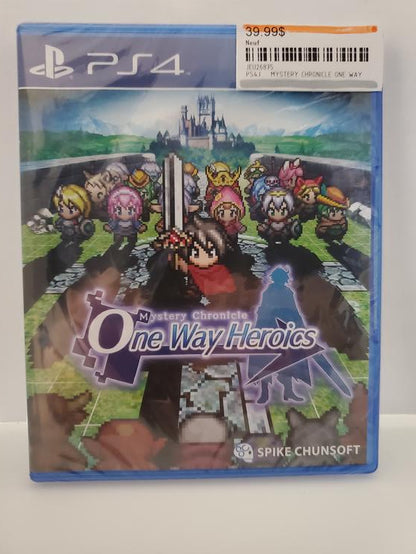 MYSTERY CHRONICLE ONE WAY HEROICS (LIMITED RUN GAMES) (usagé)
