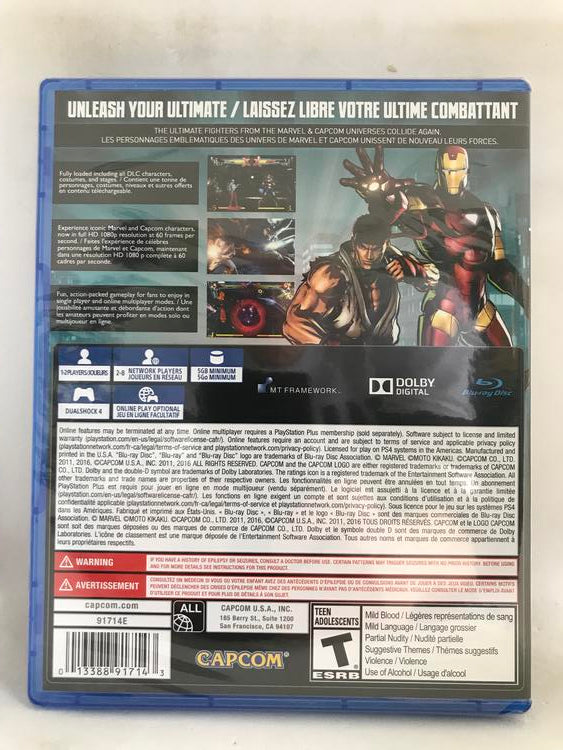ULTIMATE MARVEL VS CAPCOM 3 (usagé)