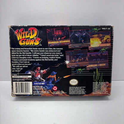 WILD GUNS (WITH BOX) (usagé)