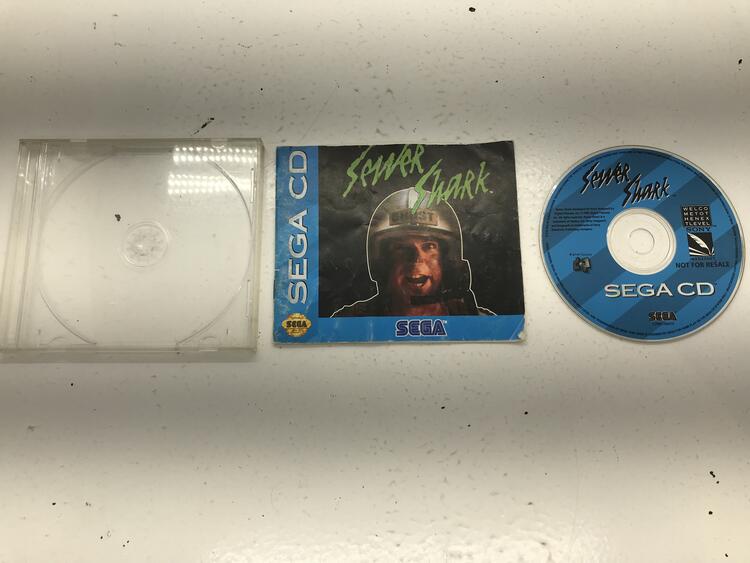 SEGA CD SEWER SHARK (CD ONLY + MANUAL)