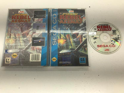 SEGA CD STAR WARS REBEL ASSAULT (COMPLETE IN BOX)