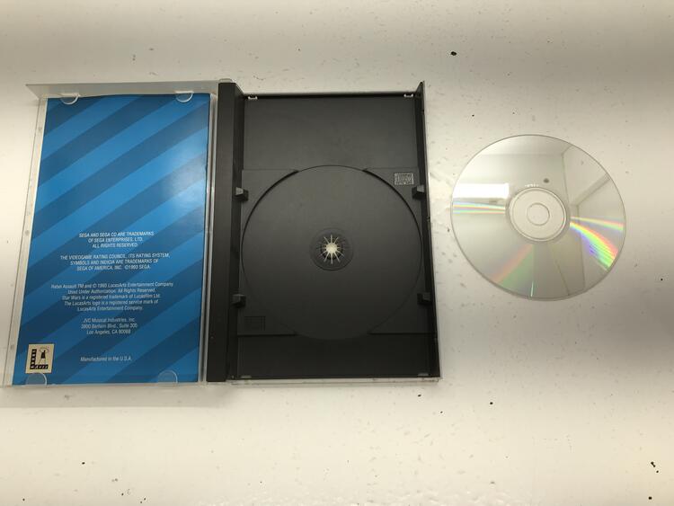 SEGA CD STAR WARS REBEL ASSAULT (COMPLETE IN BOX)