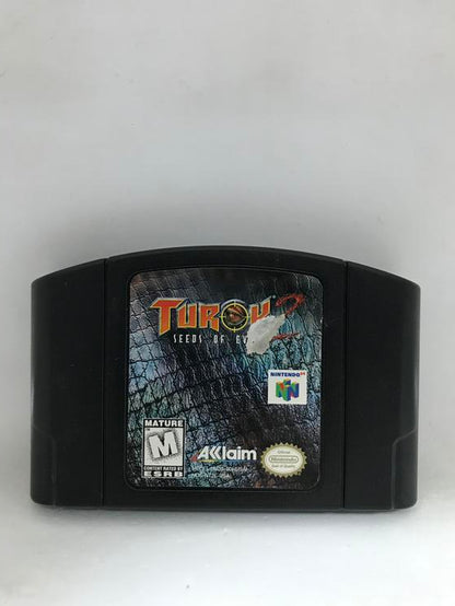 TUROK 2 SEEDS OF EVIL BLACK CARTRIDGE (COMPLETE IN BOX) (usagé)