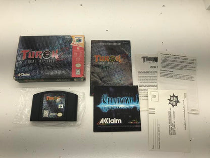 TUROK 2 SEEDS OF EVIL BLACK CARTRIDGE (COMPLETE IN BOX) (usagé)