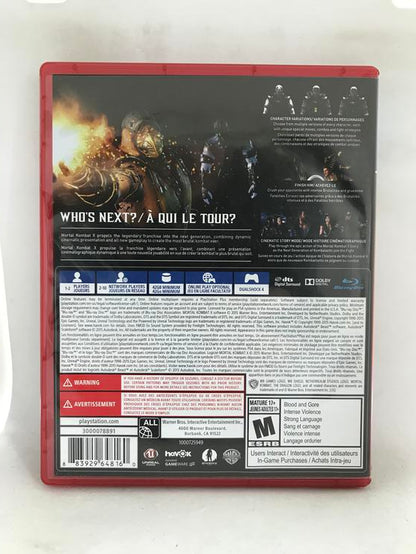 MORTAL KOMBAT X PLAYSTATION HITS (usagé)