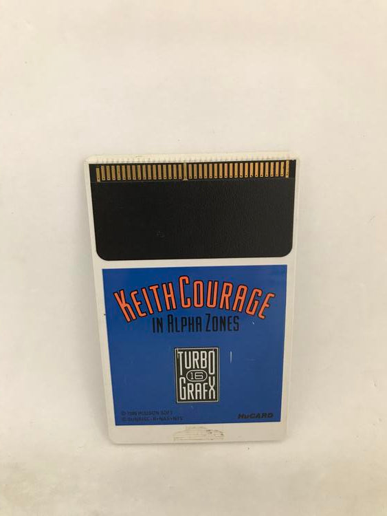 TURBOGRAFX-16 KEITH COURAGE IN ALPHA ZONES (COMPLETE IN BOX) (usagé)
