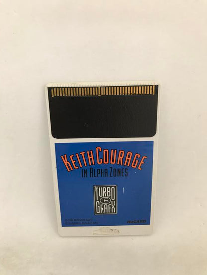 TURBOGRAFX-16 KEITH COURAGE IN ALPHA ZONES (COMPLETE IN BOX) (usagé)