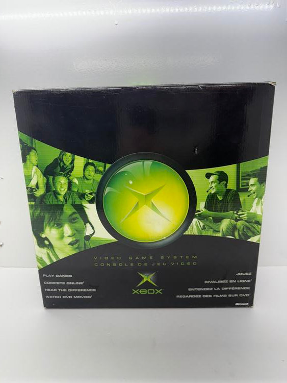 XBOX BLACK (COMPLETE IN BOX / NO FOAM) (used)