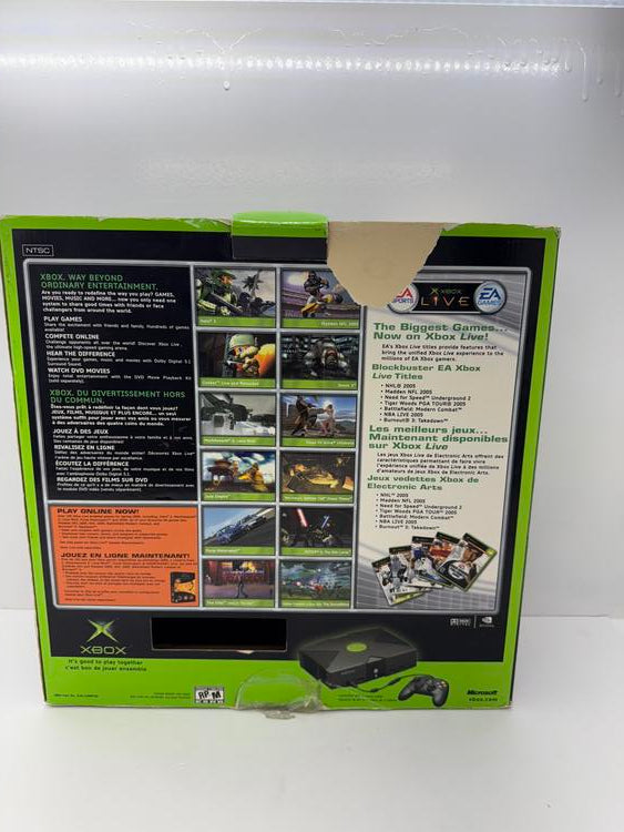 XBOX BLACK (COMPLETE IN BOX / NO FOAM) (used)