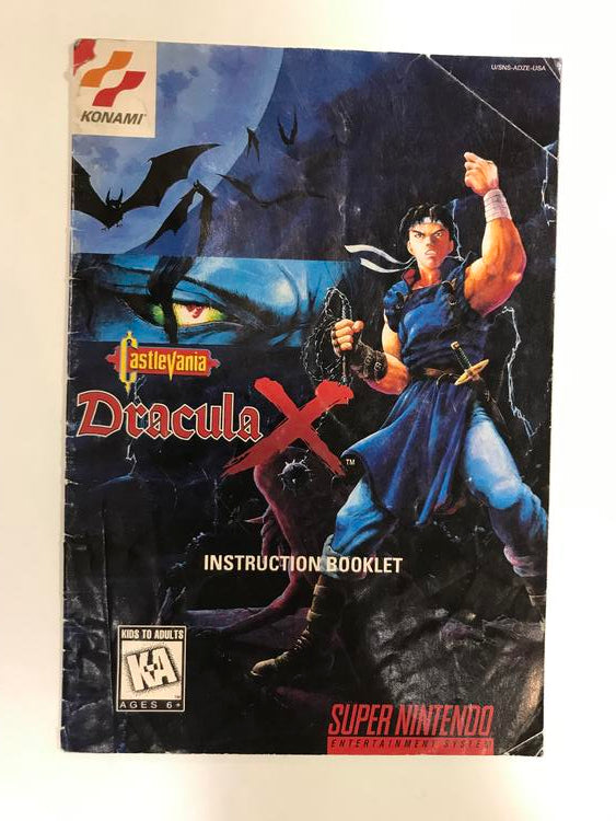 CASTLEVANIA DRACULA X / FAKE LABEL (COMPLETE IN BOX) (usagé)