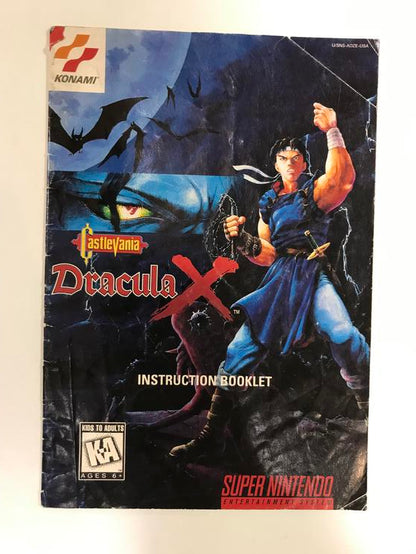 CASTLEVANIA DRACULA X / FAKE LABEL (COMPLETE IN BOX) (usagé)